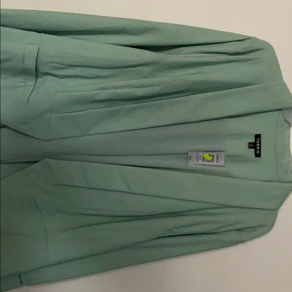 Sea foam green blazer